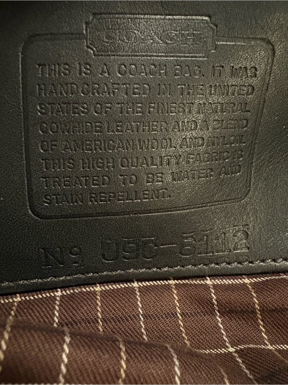 Coach Vintage Tweed Bleecker Demi #6112